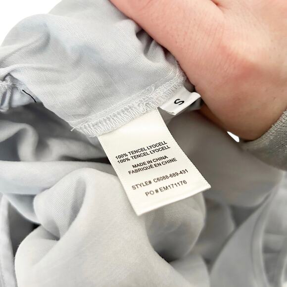 Cloth & Stone Gray White Tencel Jumpsuit Sz S - Picture 3 of 8